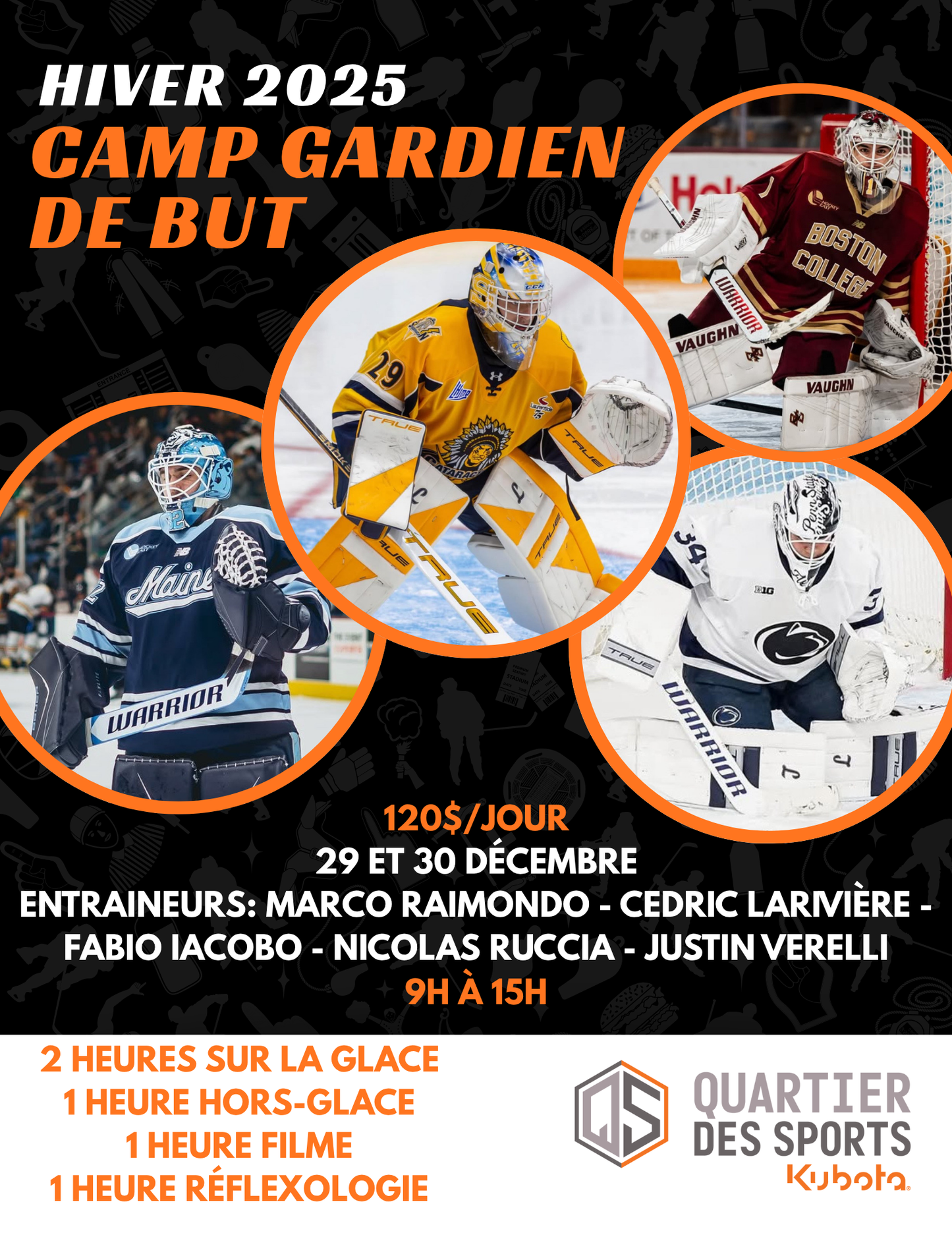 CAMP D'HIVER DES GARDIENS DE BUT 2025 / GOALIE WINTER CAMP 2025