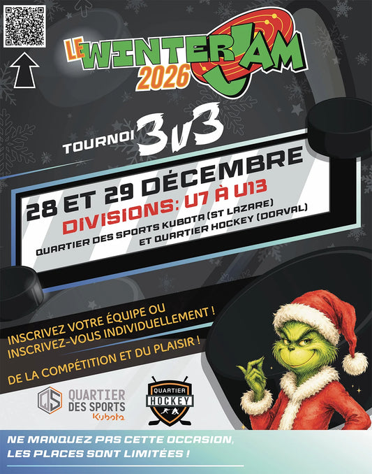 Tournoi  a bout de souffle Winter Jam 3v3 - Équipe complète