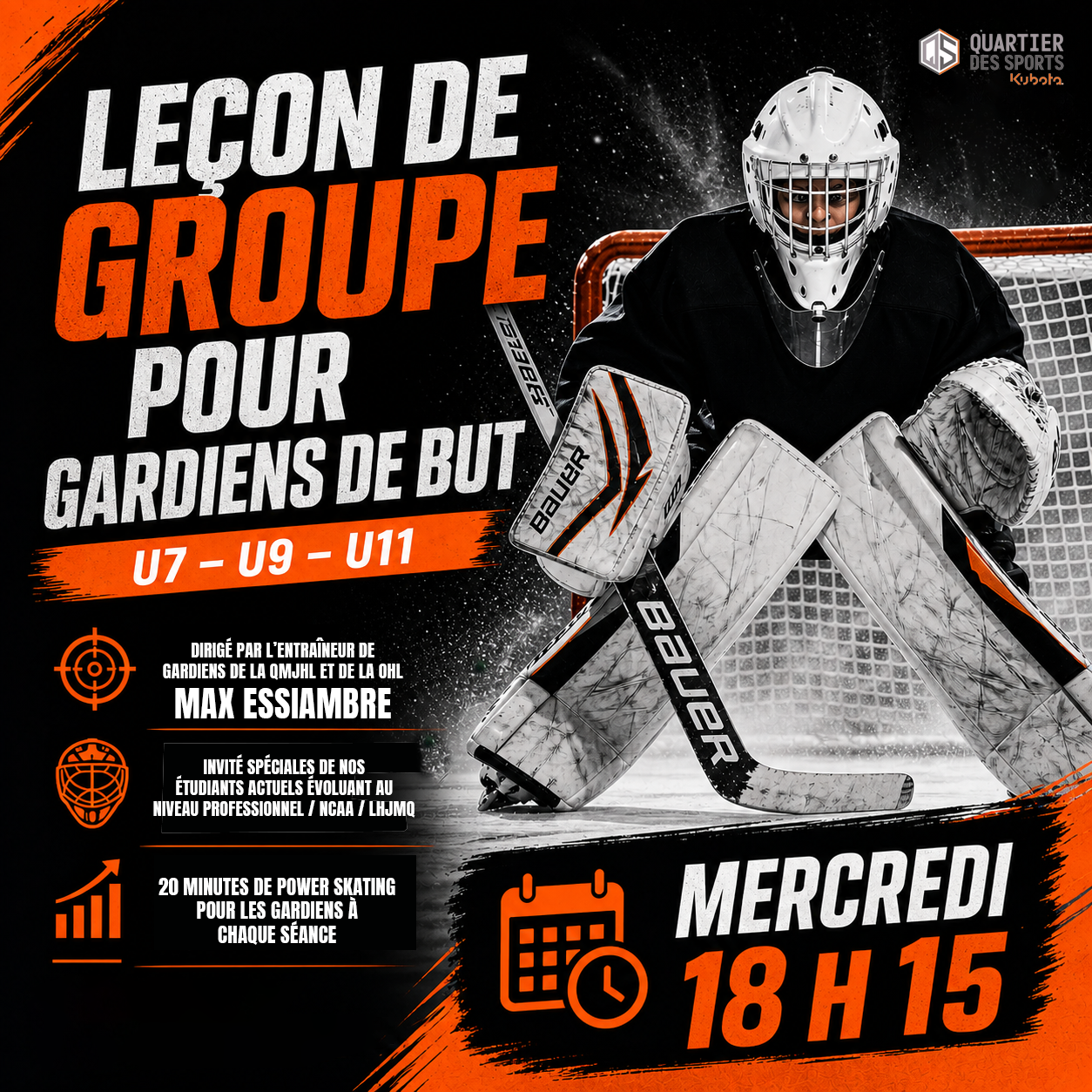 Goalie Group Lesson (U7-U9-U11) 2026